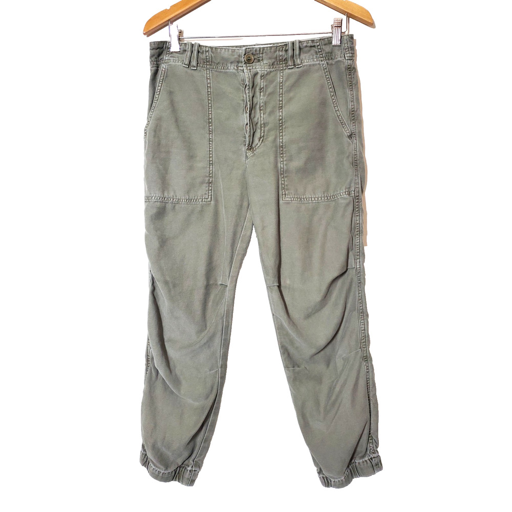 Citizens Of Humanity Pants Womens‎ 27 Joggers Surplus Olive Green Button Fly